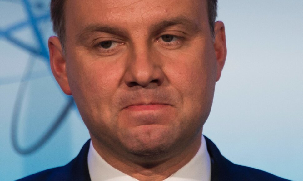 Lenkijos prezidentas Andrzejus Duda.