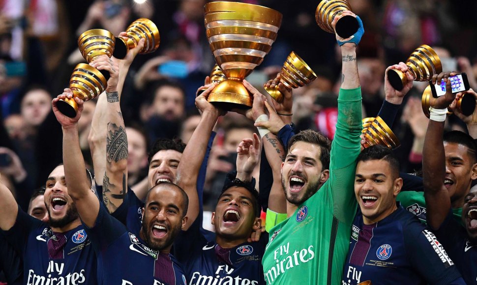 PSG futbolininkai laimėjo Prancūzijos lygos taurę