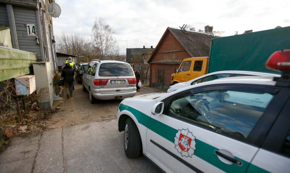 Policijos reido akimirkos