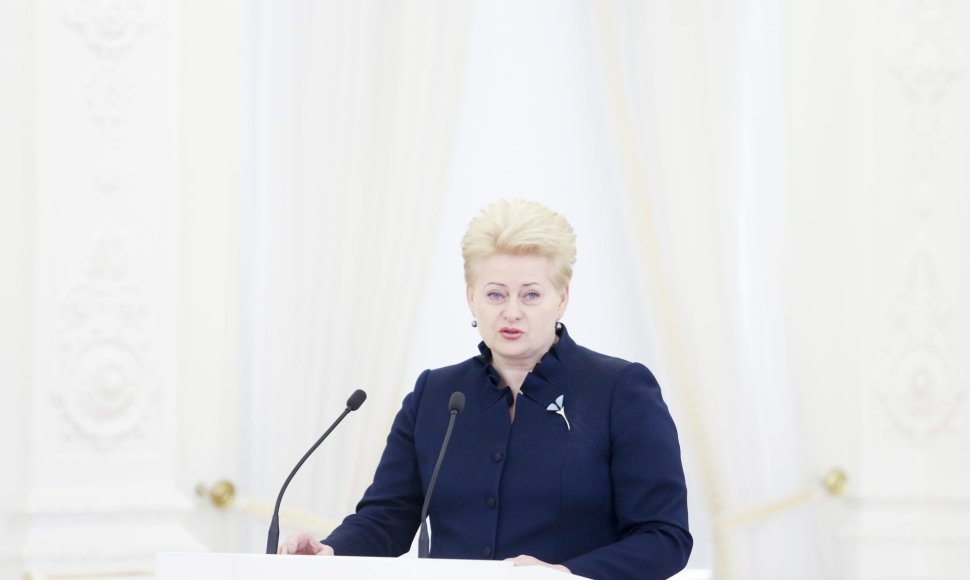 Prezidentė Dalia Grybauskaitė priimė teisėjų priesaikas