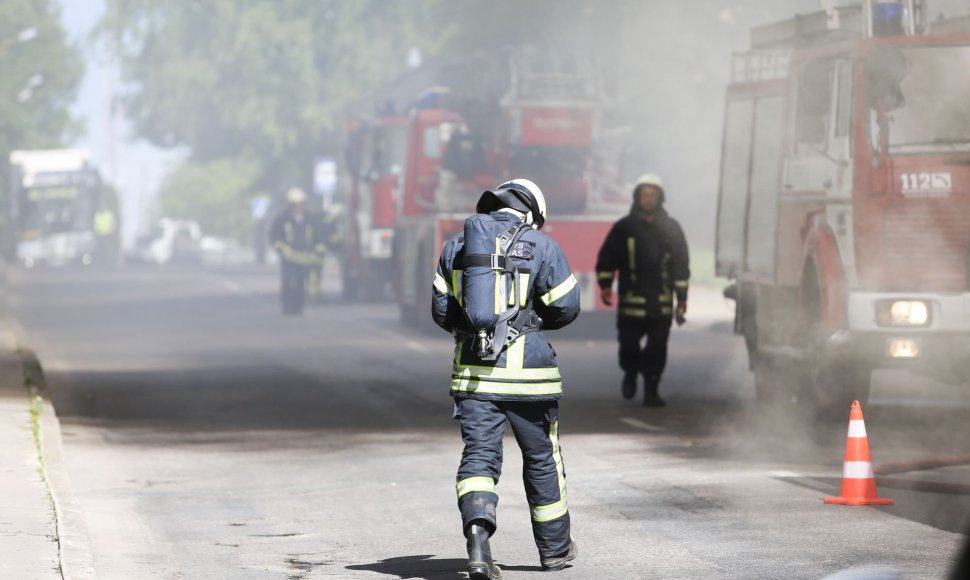 Gaisras Naujojoje Vilnioje