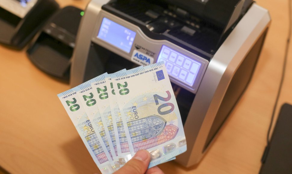 Lietuvos bankas pristatė naują 20 eurų banknotą