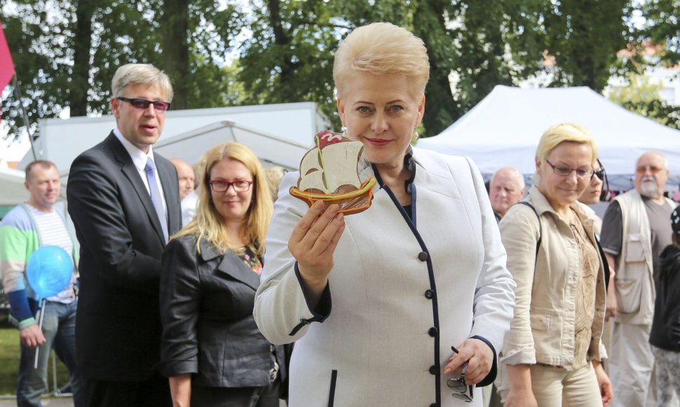 Dalia Grybauskaitė Jūros šventėje
