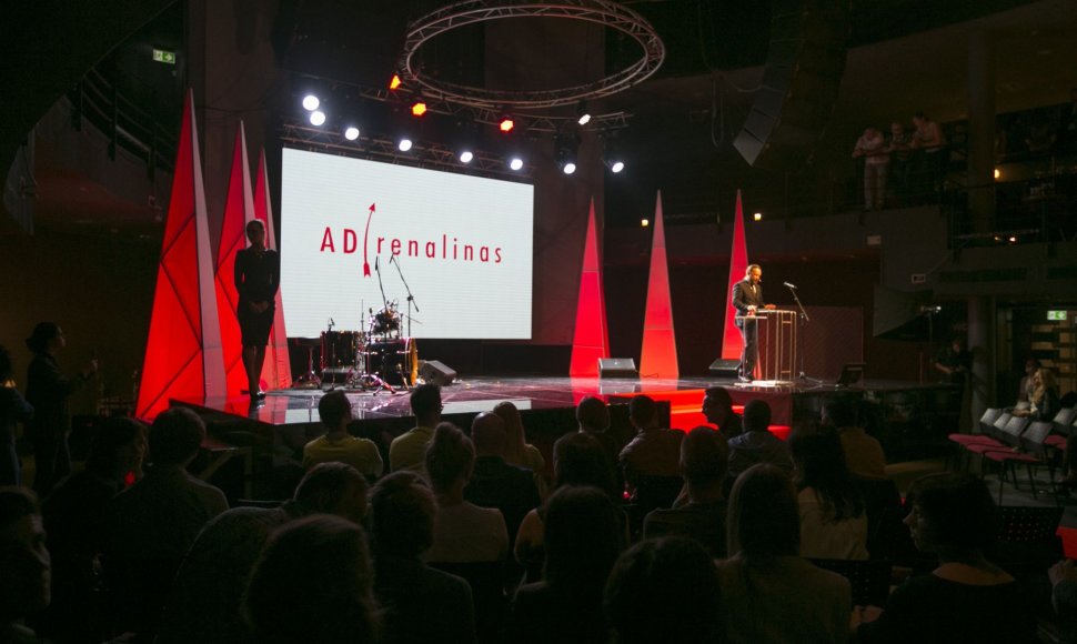 Reklamos festivalio „ADrenalinas“ apdovanojimų ceremonija