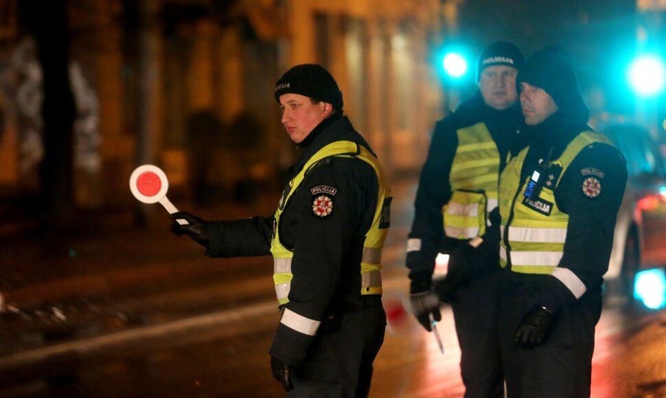 Policijos reidas sostinės gatvėse