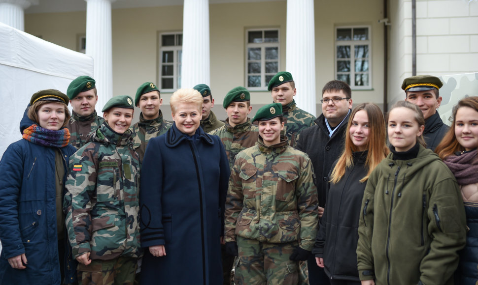 Dalia Grybauskatė mugėje