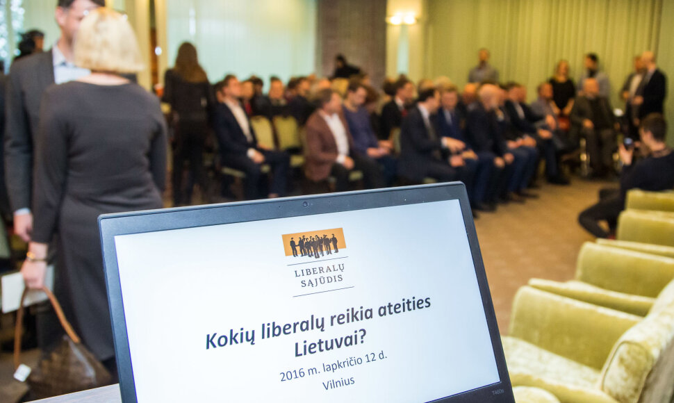 Liberalų sąjūdžio tarybos diskusija
