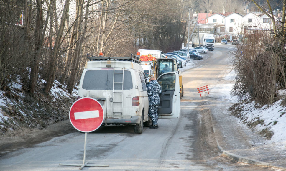 Vilniuje nuo šalčio trūko vandentieko vamzdis