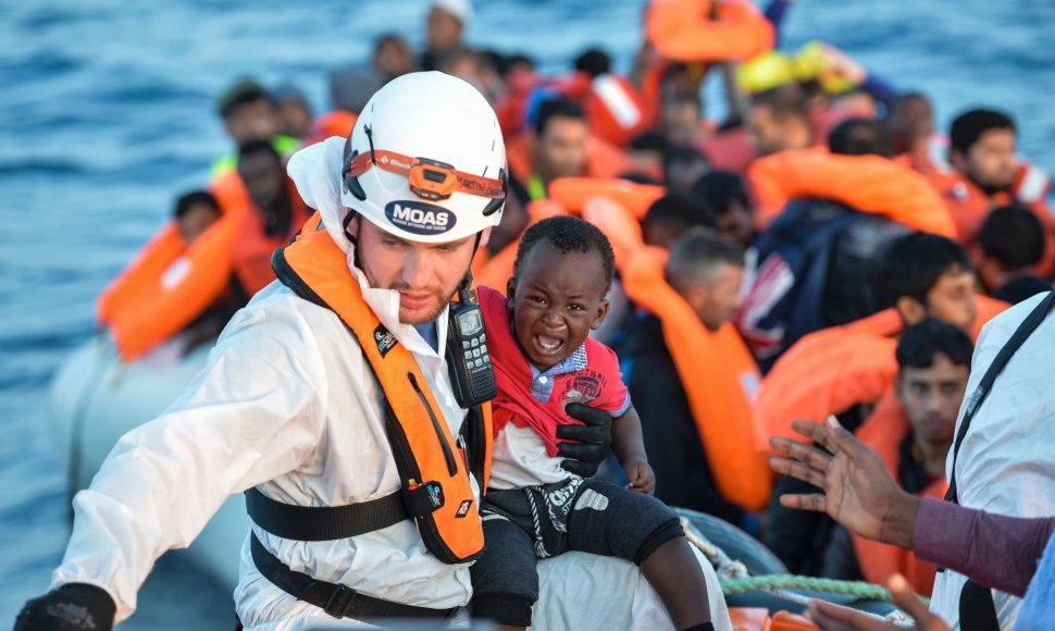 Migrantai ir pabėgėliai Viduržemio jūroje