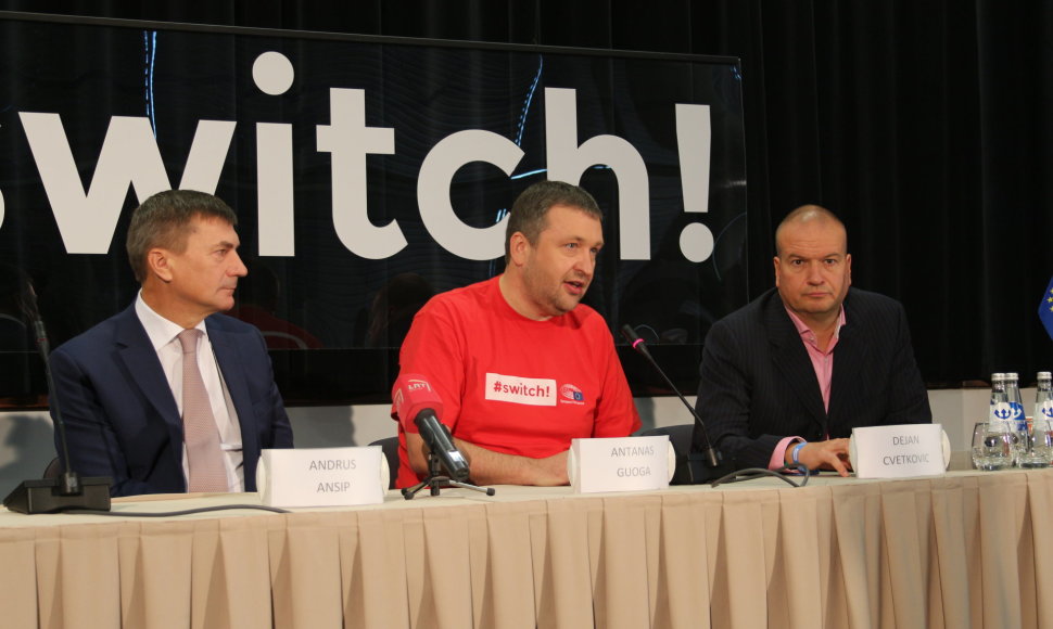 Antanas Guoga SWITCH atidarymo konferencijoje