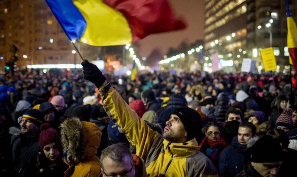 Protestas Rumunijoje