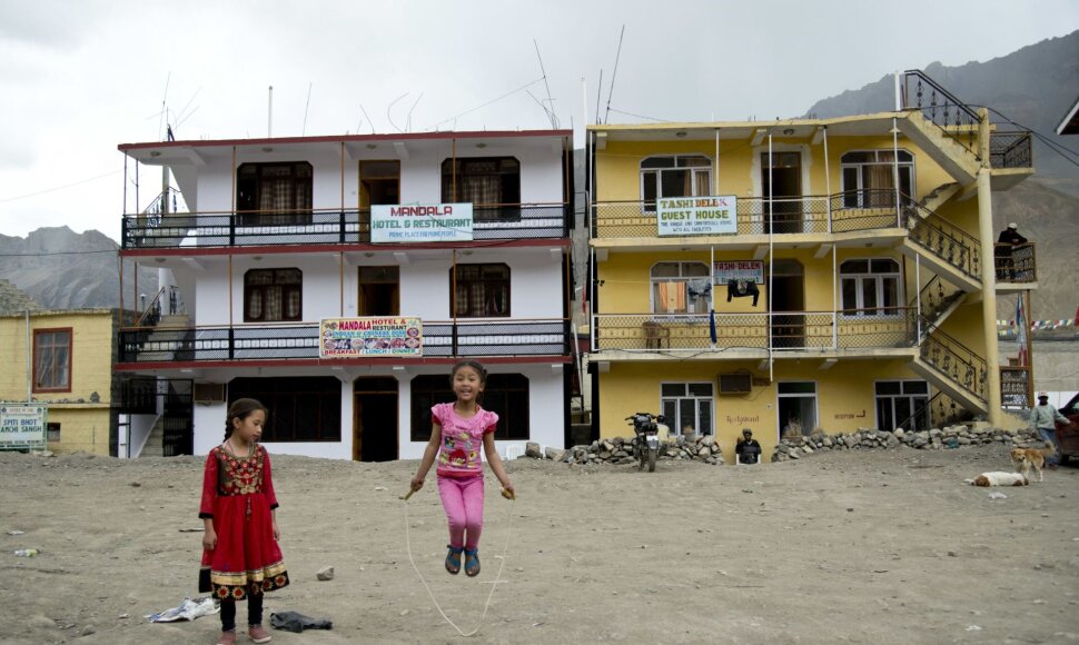 Atokus Spiti slėnis Indijos Himalajų kalnuose