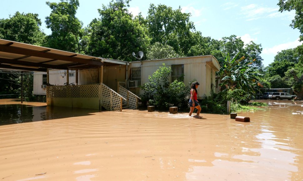 Potvynis Teksase