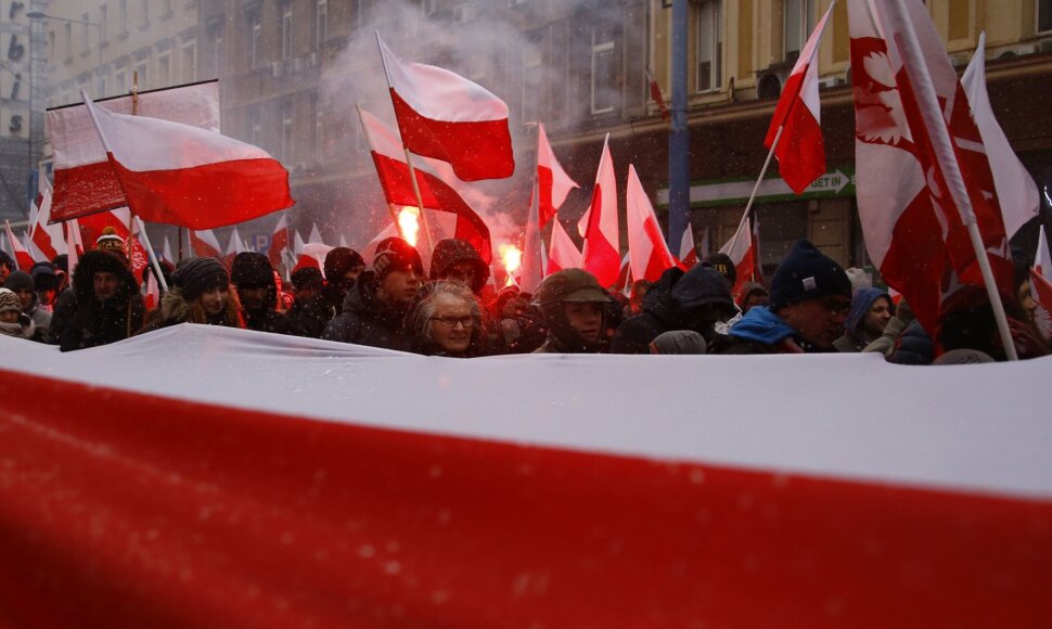 Lenkijos nepriklausomybės dienos minėjimas Varšuvoje