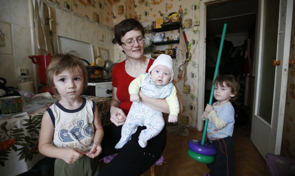 Svetlana Davydova su vaikais