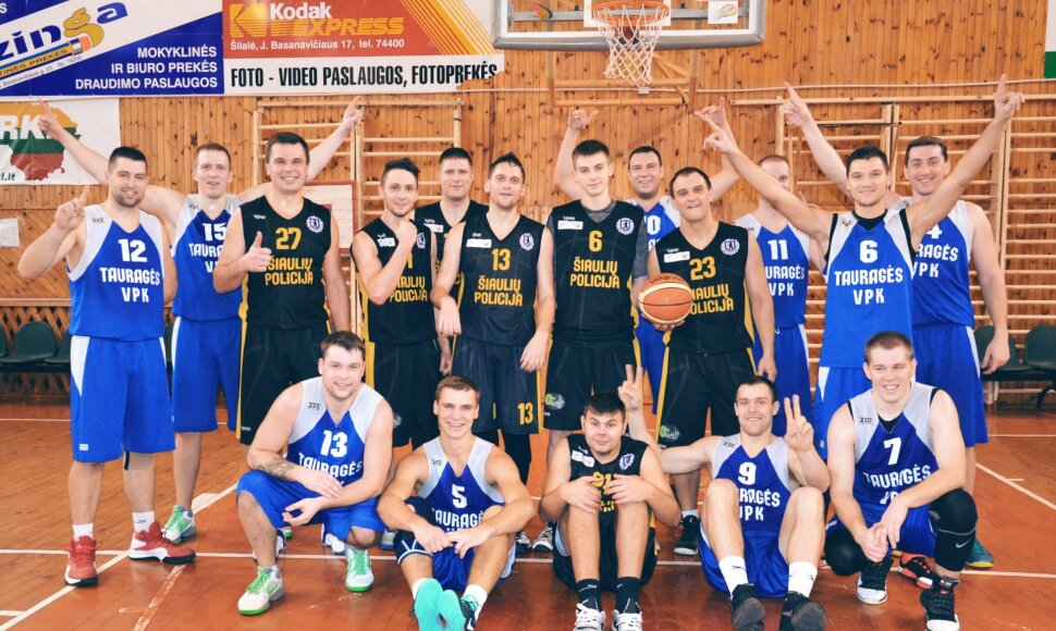 Šiaulių policijos krepšininkai