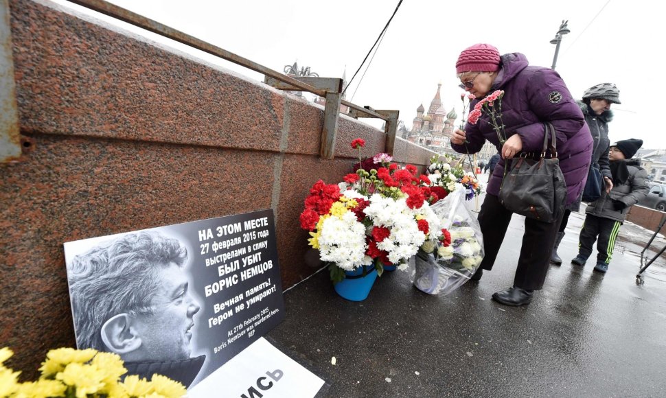 Boriso Nemcovo memorialas Maskvoje