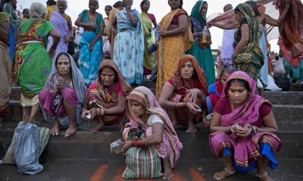 Kumbh Mela religinis festivalis Indijoje