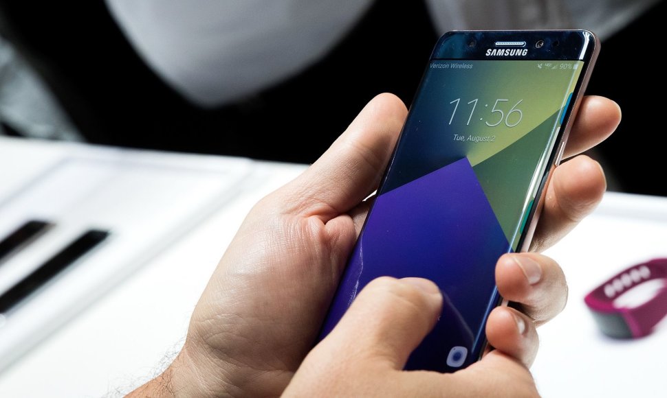 Naujasis „Samsung“ „Galaxy Note 7“