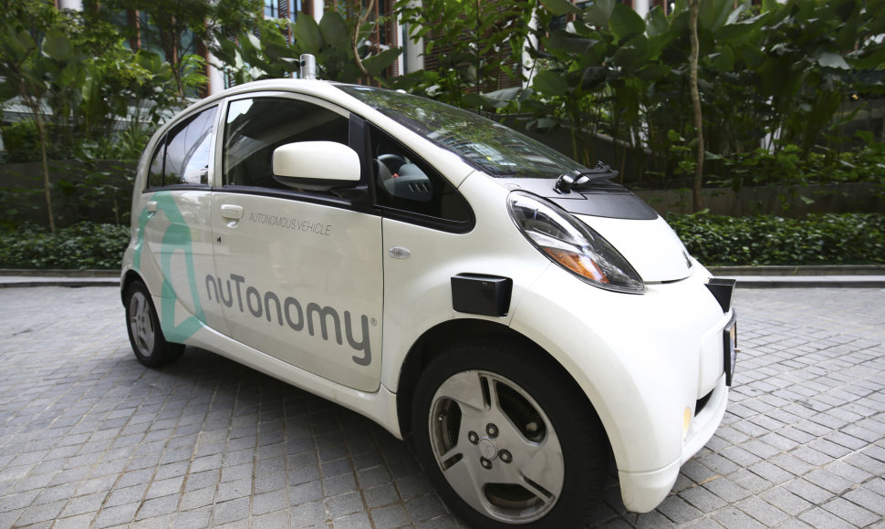 Bendrovės „nuTonomy“ Singapūro autonomiminis taksi