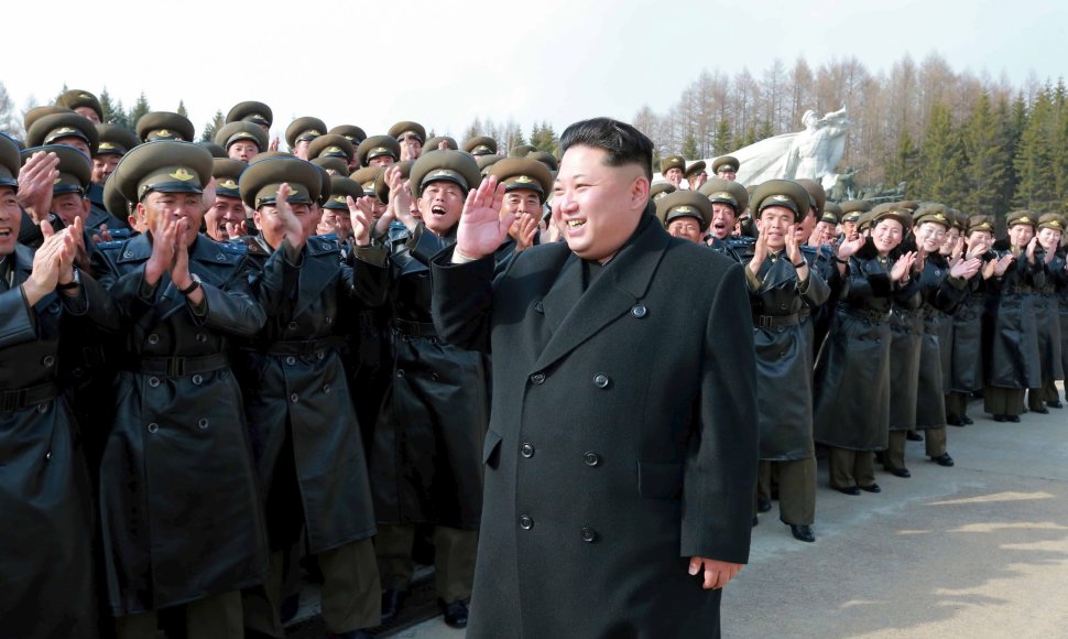 Šiaurės Korėjos lyderis Kim Jong Unas