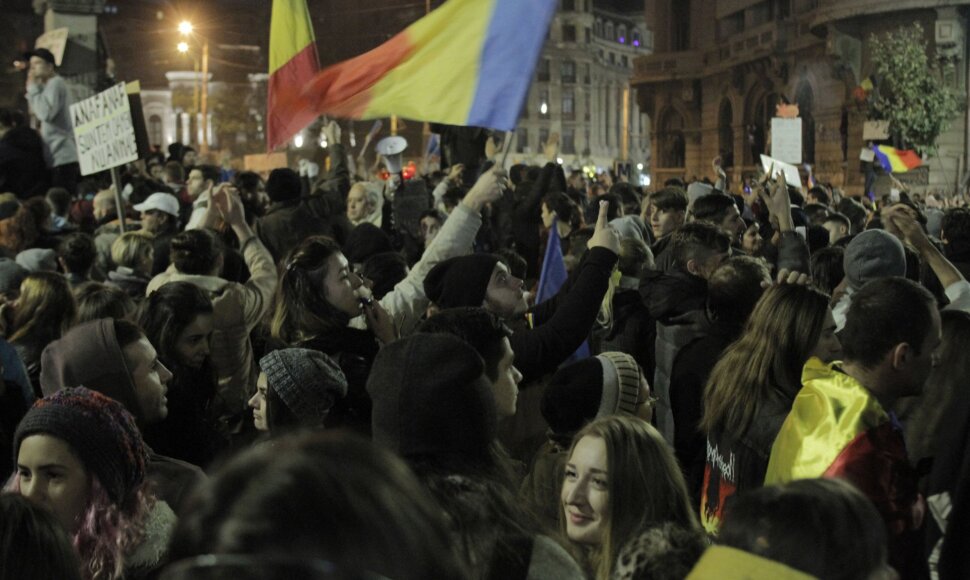 Protestai Rumunijoje