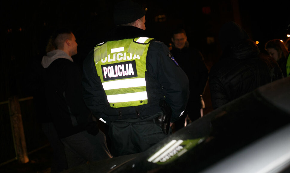 Policijos reido akimirkos