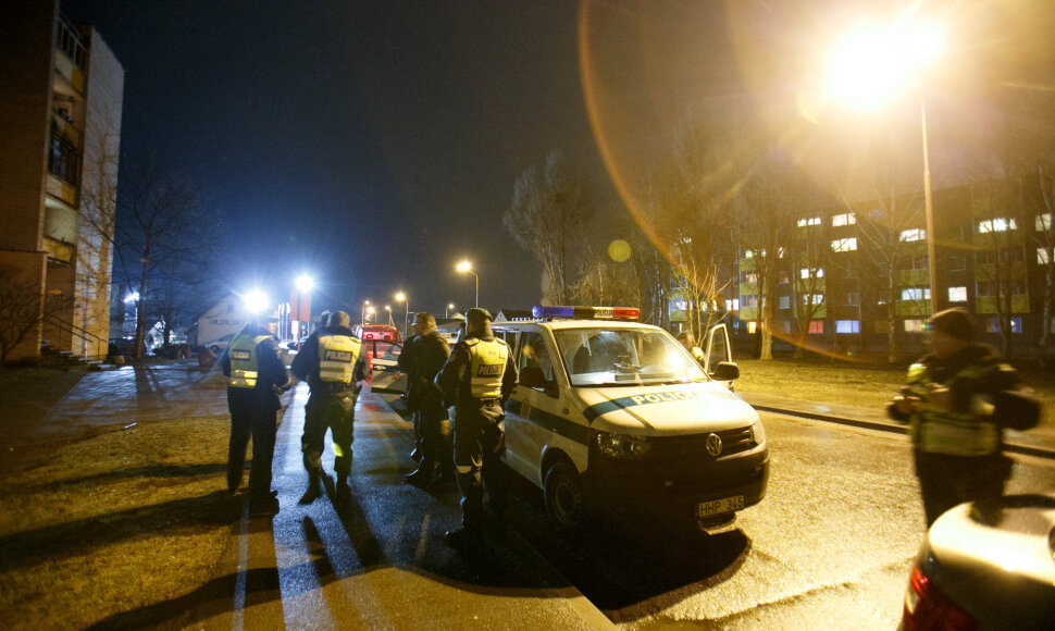 Policijos reido akimirkos