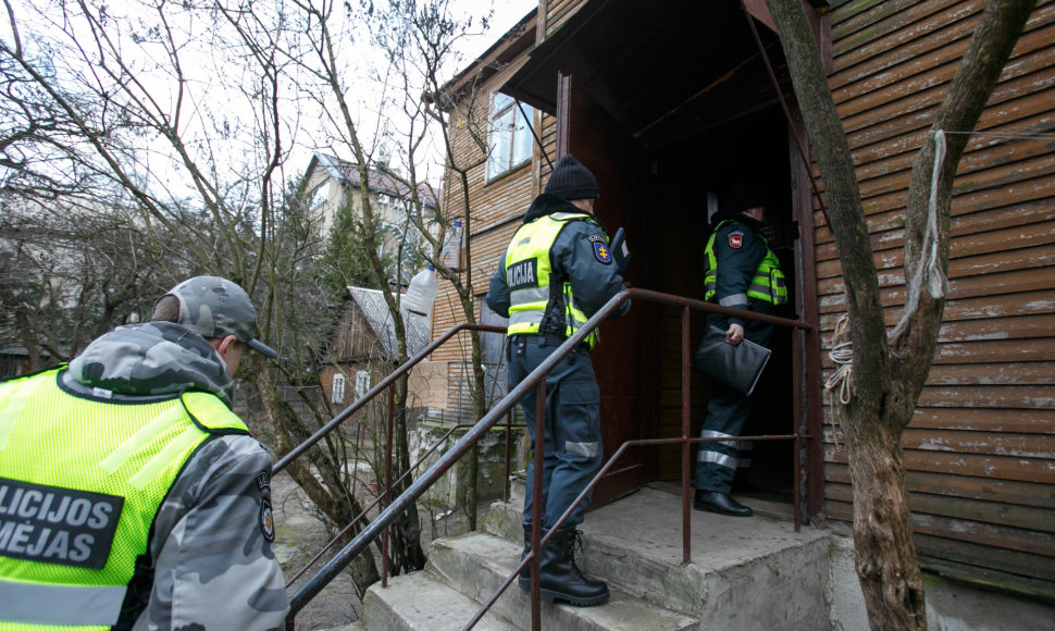 Policijos reido akimirkos