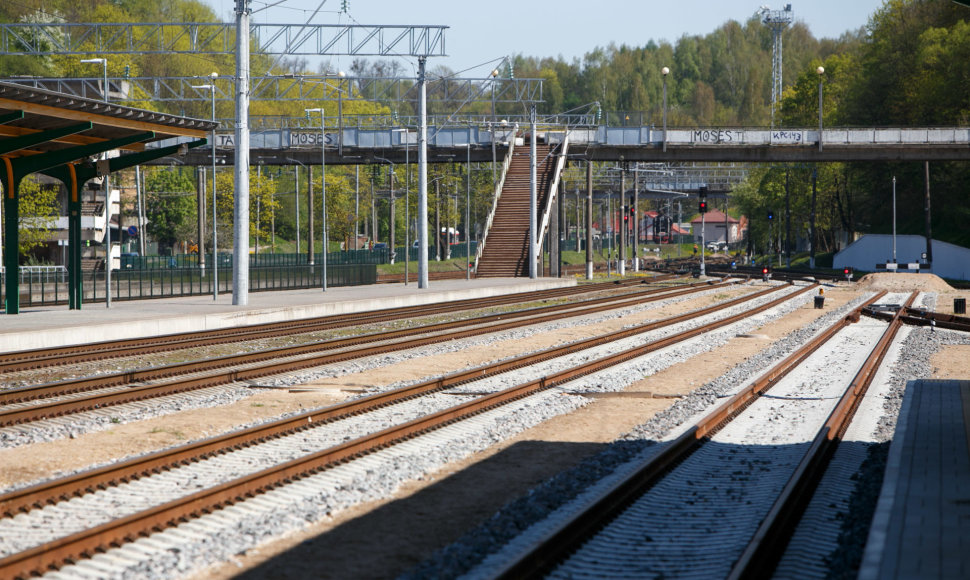 Kauno traukinių stotyje