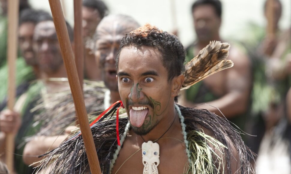 Maori genties palikuonys tradicijas puoselėja iki šiol