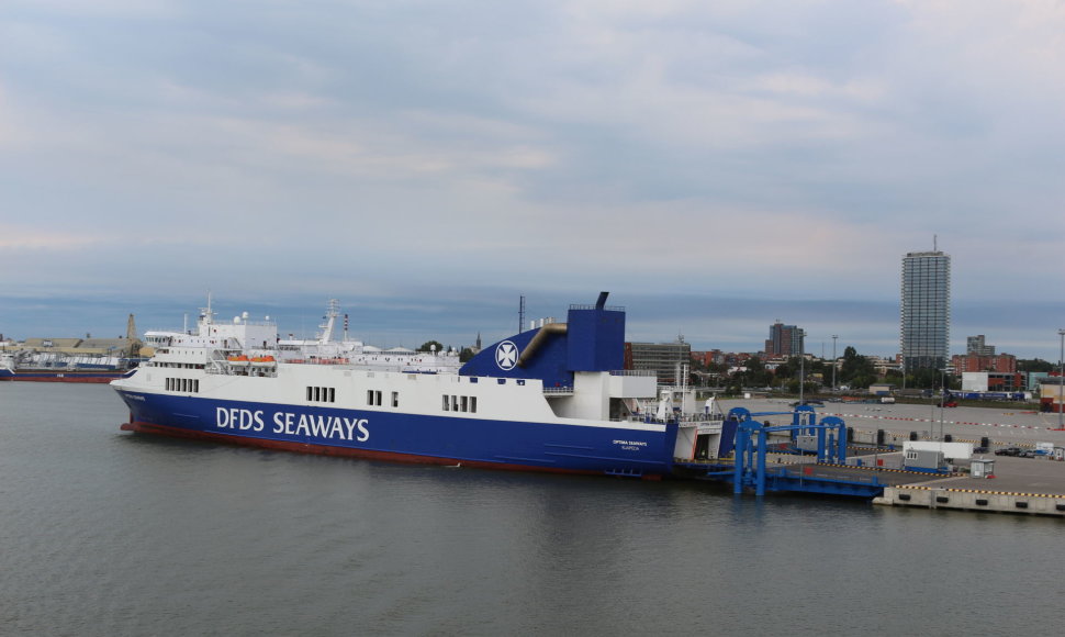 „DFDS Seaways“ bendrovės keltais per pirmus 7 šių metų mėnesius persikelė 123 tūkst. keleivių.