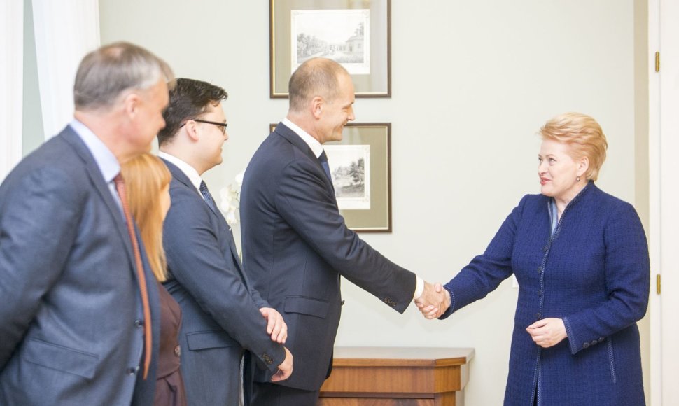Dalia Grybauskaitė  susitiko su akademine bendruomene