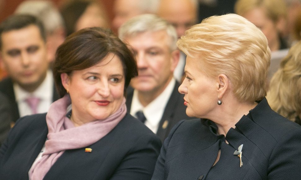 Loreta Graužinienė ir Dalia Grybauskaitė