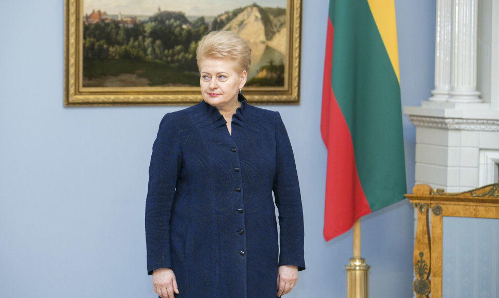 Prezidentė Dalia Grybauskaitė Prezidentūroje priėmė generalinio prokuroro pavaduotojos Margaritos Šniutytės-Daugėlienės priesaiką