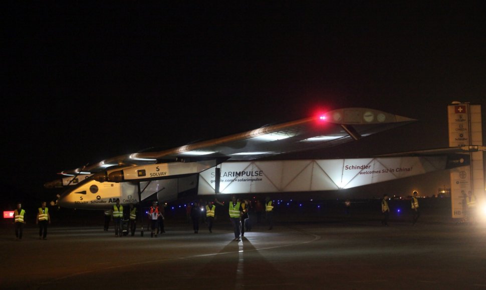 „Solar Impulse 2“ lėktuvas Kinijoje