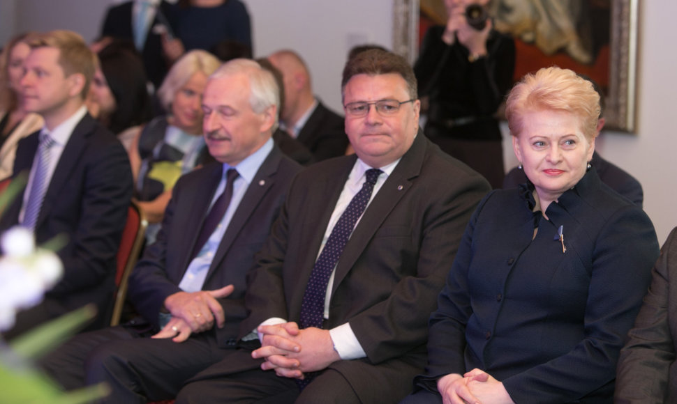 Dalia Grybauskaitė ir Linas Linkevičius