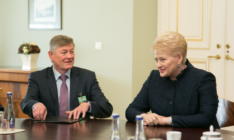 Dalia Grybauskaitė ir Artūras Paulauskas