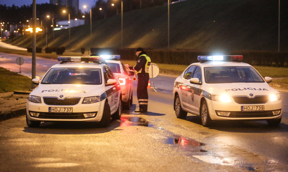 Policijos reidas Geležinio Vilko gatvėje