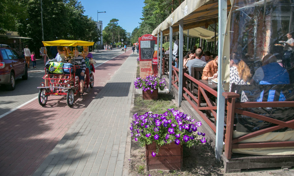 Ilgasis savaitgalis Palangoje prasidėjo ramiai