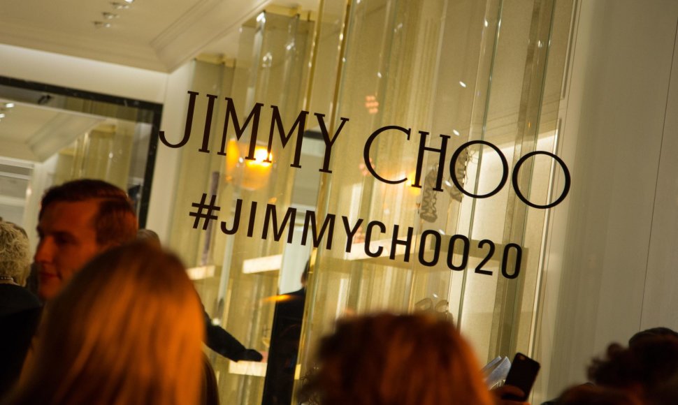Prekės ženklo „Jimmy Choo“ jubiliejaus akimirka