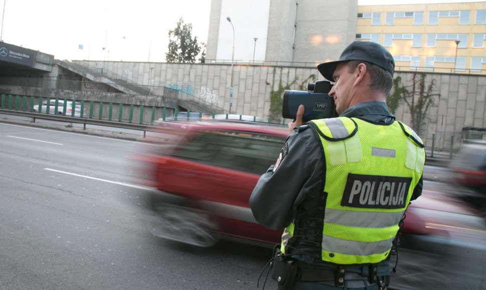 Lietuvos kelių policijos tarnybos reidas Vilniuje rugsėjo 16 d.