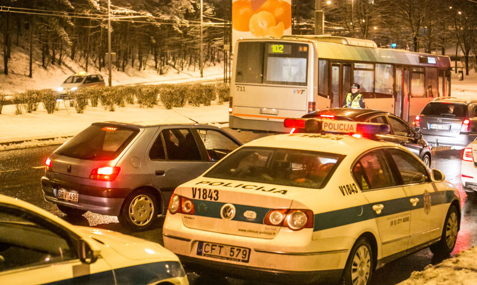 Policijos reidas Vilniuje