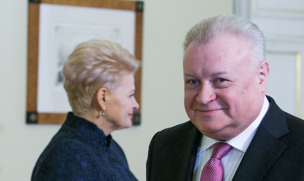 Dalia Grybauskaite ir Aleksandras Udalcovas