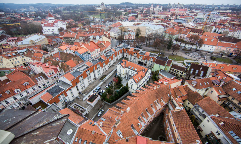 Vilniaus senamiesčio stogai