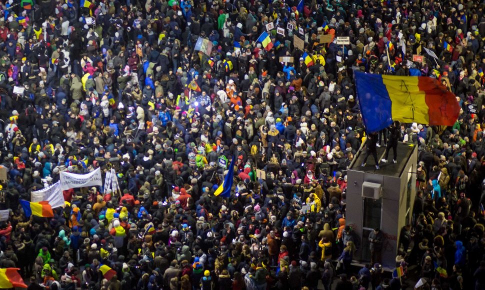 Protestas Rumunijoje