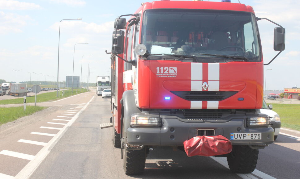 Avarija Panevėžio aplinkkelyje