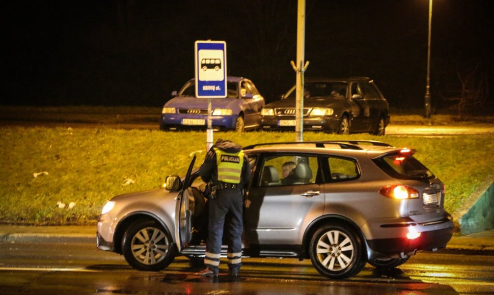 Policijos reido akimirka