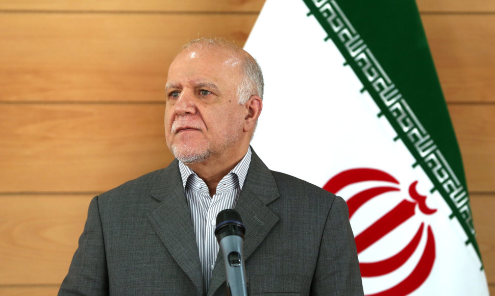 Irano naftos ministras Bijanas Zanganehas