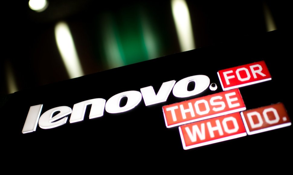 „Lenovo“ logotipas ir šūkis 